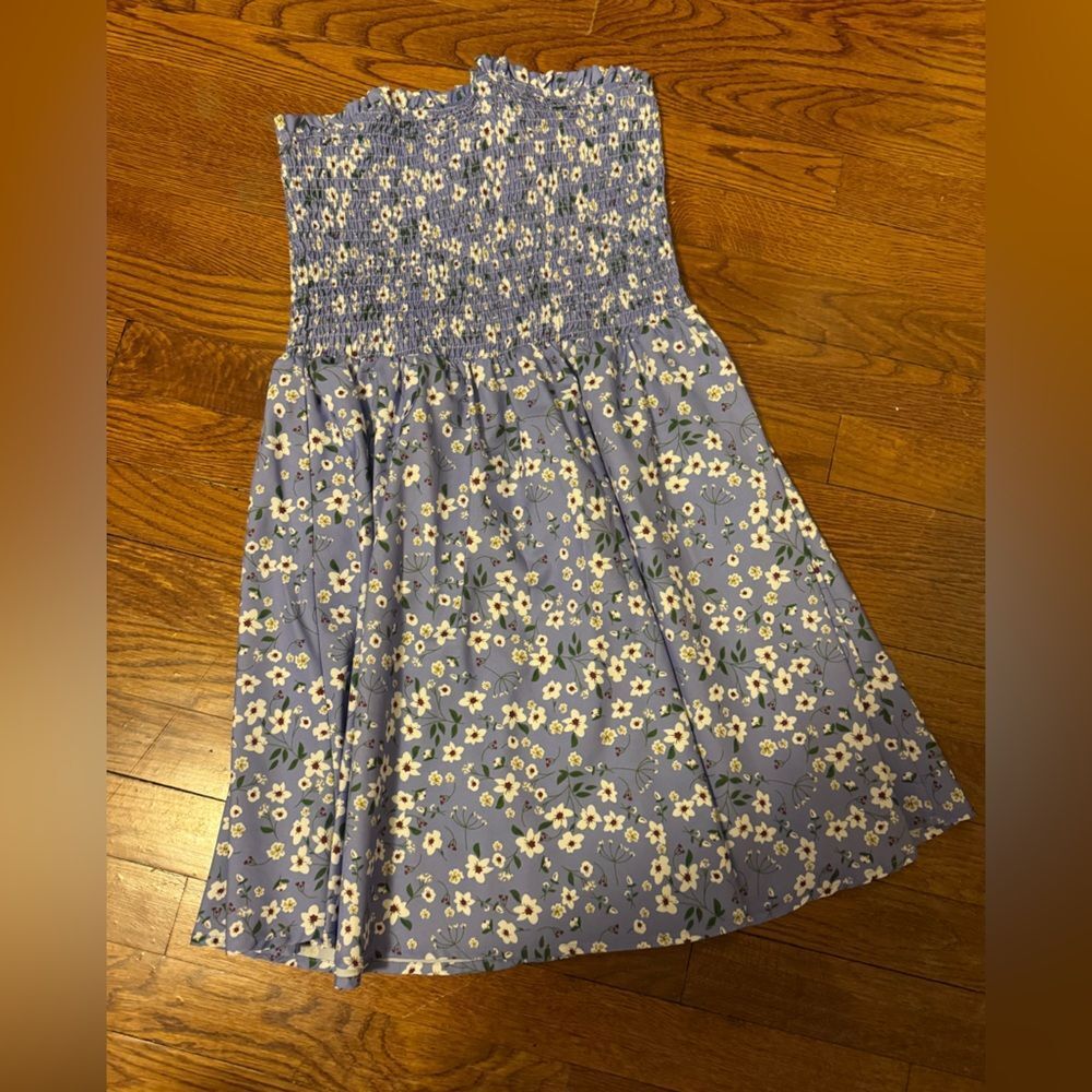 SHEIN strapless dress large